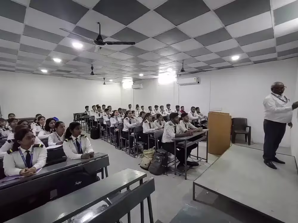 Modern AC Classroom with Advanced Teaching Facilities at IIAE Pune